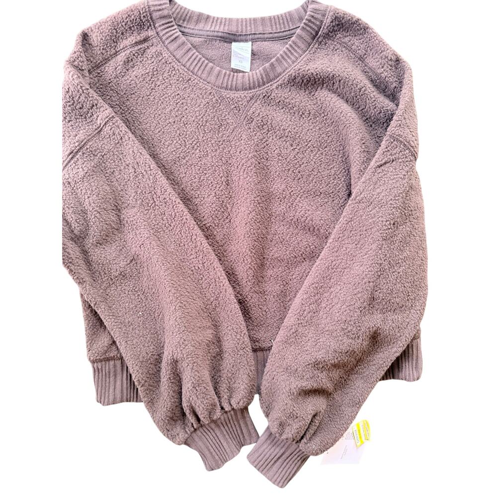 Auden Women’s Brown Crew Neck Pullover Sweater, XS, NWT